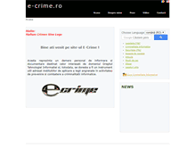 Tablet Screenshot of e-crime.ro